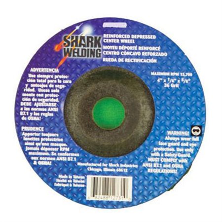 SHARK INDUSTRIES Depressend Center Wheel, 5", PK25 SRK12737
